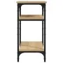 Mesa auxiliar madera contrachapada roble Sonoma 35x30x60 cm by , Side tables - Ref: Foro24-825803, Price: 45,12 €, Discount: %