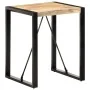 Mesa de comedor madera maciza de mango rugosa 60x60x75 cm de , Mesas de cocina y de comedor - Ref: Foro24-321592, Precio: 171...