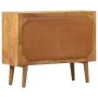 Aparador con estampado madera maciza de mango 90x30x70 cm de , Aparadores - Ref: Foro24-247916, Precio: 303,67 €, Descuento: %