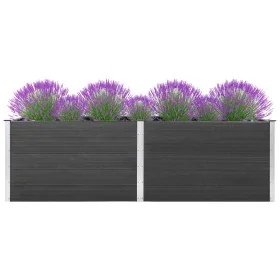 Arriate elevado de jardín WPC gris 200x50x91 cm de , Maceteros y jardineras - Ref: Foro24-318096, Precio: 428,28 €, Descuento: %