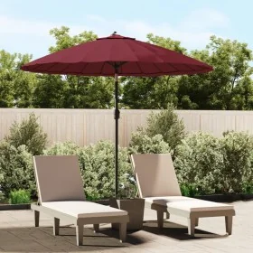 Sombrilla de jardín con palo de aluminio rojo burdeos 270 cm de , Sombrillas - Ref: Foro24-47308, Precio: 83,59 €, Descuento: %