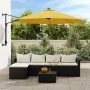 Sombrilla de pared con LED amarillo 290 cm de , Sombrillas - Ref: Foro24-362896, Precio: 109,15 €, Descuento: %