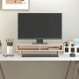 Soporte para monitor madera maciza de pino 60x27x14 cm de , Bases y elevadores para ordenadores - Ref: Foro24-813999, Precio:...