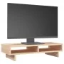 Soporte para monitor madera maciza de pino 60x27x14 cm de , Bases y elevadores para ordenadores - Ref: Foro24-813999, Precio:...