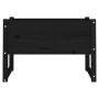 Jardinera madera maciza de pino negro 78x40x52 cm de , Maceteros y jardineras - Ref: Foro24-822121, Precio: 74,74 €, Descuent...