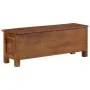Caja de almacenamiento madera de mango maciza 110x30x40 cm de , Baúles de almacenamiento - Ref: Foro24-328310, Precio: 244,19...