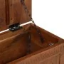Caja de almacenamiento madera de mango maciza 110x30x40 cm de , Baúles de almacenamiento - Ref: Foro24-328310, Precio: 244,19...