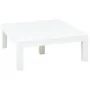 Mesa de jardín de plástico blanco 78x78x31 cm de , Mesas de jardín - Ref: Foro24-48827, Precio: 125,13 €, Descuento: %