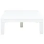 Mesa de jardín de plástico blanco 78x78x31 cm de , Mesas de jardín - Ref: Foro24-48827, Precio: 125,13 €, Descuento: %