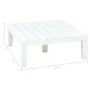 Mesa de jardín de plástico blanco 78x78x31 cm de , Mesas de jardín - Ref: Foro24-48827, Precio: 125,13 €, Descuento: %