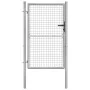Puerta de jardín acero galvanizado plateado 105x175 cm de , Puertas de jardín - Ref: Foro24-144757, Precio: 158,18 €, Descuen...