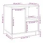 Mesita de noche madera maciza de pino 50x34x50 cm de , Mesitas de noche - Ref: Foro24-814479, Precio: 66,19 €, Descuento: %