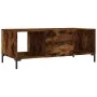 Mesa de centro madera contrachapada roble ahumado 102x50x40 cm de , Mesas de centro - Ref: Foro24-829305, Precio: 67,74 €, De...