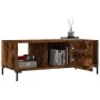 Mesa de centro madera contrachapada roble ahumado 102x50x40 cm de , Mesas de centro - Ref: Foro24-829305, Precio: 67,74 €, De...