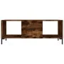 Mesa de centro madera contrachapada roble ahumado 102x50x40 cm de , Mesas de centro - Ref: Foro24-829305, Precio: 67,74 €, De...