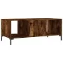 Mesa de centro madera contrachapada roble ahumado 102x50x40 cm de , Mesas de centro - Ref: Foro24-829305, Precio: 67,74 €, De...