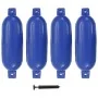 Parachoques para barco 4 unidades PVC azul 58,5x16,5 cm by , Docking and anchoring - Ref: Foro24-92378, Price: 68,03 €, Disco...