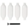 Parachoques para barco 4 unidades PVC blanco 41x11,5 cm by , Docking and anchoring - Ref: Foro24-92384, Price: 47,58 €, Disco...