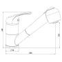 SCHÜTTE Grifo mezclador para fregadero SUPRA cromado de , Grifos - Ref: Foro24-425825, Precio: 61,50 €, Descuento: %