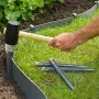 Nature Anclajes de jardín 10 unidades gris by , Garden edging and edging - Ref: Foro24-428505, Price: 21,57 €, Discount: %