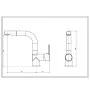 SCHÜTTE Grifo mezclador de lavabo con ducha extraíble LONDON cromado de , Grifos - Ref: Foro24-434558, Precio: 98,94 €, Descu...