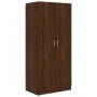 Armario madera contrachapada color roble marrón 80x52x180 cm de , Armarios roperos - Ref: Foro24-815353, Precio: 200,59 €, De...