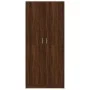 Armario madera contrachapada color roble marrón 80x52x180 cm de , Armarios roperos - Ref: Foro24-815353, Precio: 200,59 €, De...