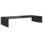 Soporte para TV/Elevador monitor cristal negro 70x30x13 cm de , Muebles TV - Ref: Foro24-244136, Precio: 90,58 €, Descuento: %