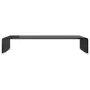 Soporte para TV/Elevador monitor cristal negro 70x30x13 cm de , Muebles TV - Ref: Foro24-244136, Precio: 90,58 €, Descuento: %