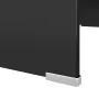 Soporte para TV/Elevador monitor cristal negro 70x30x13 cm de , Muebles TV - Ref: Foro24-244136, Precio: 90,58 €, Descuento: %