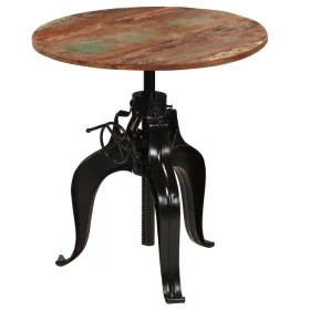 Mesa de bar madera maciza reciclada 75x(76-110) cm de , Mesas de cocina y de comedor - Ref: Foro24-245269, Precio: 229,15 €, ...