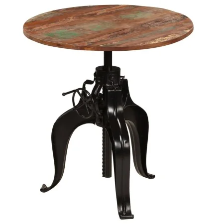Mesa de bar madera maciza reciclada 75x(76-110) cm de , Mesas de cocina y de comedor - Ref: Foro24-245269, Precio: 229,15 €, ...