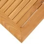 Mesa auxiliar jardín teca maciza y acero inoxidable 45x45x38cm de , Mesas de jardín - Ref: Foro24-46512, Precio: 94,68 €, Des...