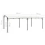 Toldo parasol de jardín color crema 6x3x2,55 m de , Carpas y cenadores - Ref: Foro24-47977, Precio: 360,00 €, Descuento: %