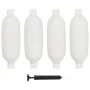 Parachoques para barco 4 unidades PVC blanco 58,5x16,5 cm by , Docking and anchoring - Ref: Foro24-92386, Price: 74,00 €, Dis...