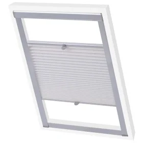 Persiana plisada blanca SK06 de , Persianas y estores - Ref: Foro24-133533, Precio: 58,42 €, Descuento: %