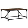 Mesa de centro madera contrachapada roble ahumado 75x50x35 cm de , Mesas de centro - Ref: Foro24-835326, Precio: 44,32 €, Des...