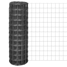 Euro Valla de acero gris 25x1,2 m de , Paneles de vallas - Ref: Foro24-142516, Precio: 135,12 €, Descuento: %