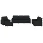 Juego de sofás con cojines 4 piezas tela negro de , Sofás - Ref: Foro24-3201270, Precio: 650,87 €, Descuento: %