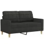 Juego de sofás con cojines 4 piezas tela negro de , Sofás - Ref: Foro24-3201270, Precio: 650,87 €, Descuento: %
