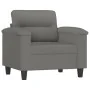 Juego de sofás con cojines 3 piezas tela microfibra gris oscuro de , Sofás - Ref: Foro24-3202292, Precio: 780,16 €, Descuento: %