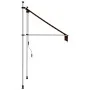 Toldo manual retráctil naranja y marrón 100 cm de , Toldos - Ref: Foro24-145834, Precio: 76,67 €, Descuento: %