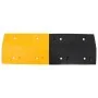 Badén de velocidad caucho amarillo y negro 97x32,5x4 cm de , Señales de carretera y tráfico - Ref: Foro24-153106, Precio: 66,...