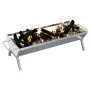 Bandeja para barbacoa acero inoxidable plateado 118x42x30,5 cm de , Barbacoas - Ref: Foro24-319969, Precio: 83,66 €, Descuent...