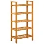 Zapatero con 5 estantes madera maciza de roble 50x27x100 cm de , Zapateros y organizadores de calzado - Ref: Foro24-331747, P...