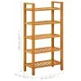 Zapatero con 5 estantes madera maciza de roble 50x27x100 cm de , Zapateros y organizadores de calzado - Ref: Foro24-331747, P...