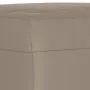 Reposapiés tela de microfibra gris taupé 70x55x41 cm by , Ottomans - Ref: Foro24-349361, Price: 60,48 €, Discount: %
