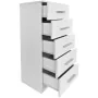 Sinfonier de madera contrachapada 41x35x106 cm blanco de , Taquillas y armarios de almacenamiento - Ref: Foro24-244890, Preci...