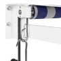 Toldo retráctil automático azul y blanco 4x3 m de , Toldos - Ref: Foro24-3154473, Precio: 338,86 €, Descuento: %