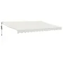 Toldo retráctil automático color crema 4x3 m by , Awnings - Ref: Foro24-3154478, Price: 338,90 €, Discount: %